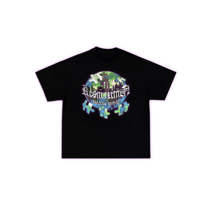 Remera oversize worldwide resurrection